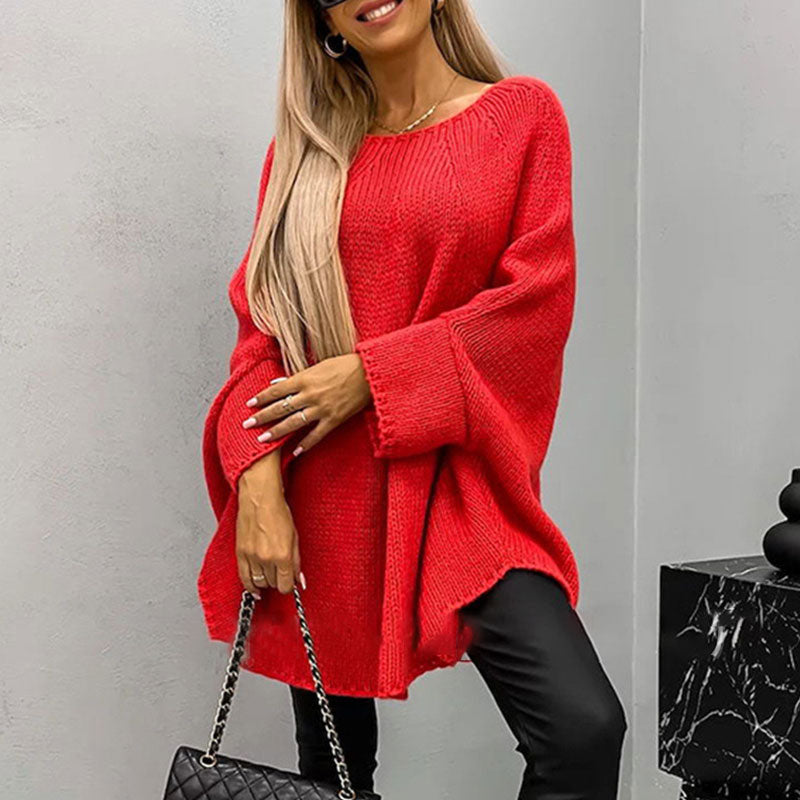 Elegant Sweater Women – Flowy Knit Top for Casual Chic Style