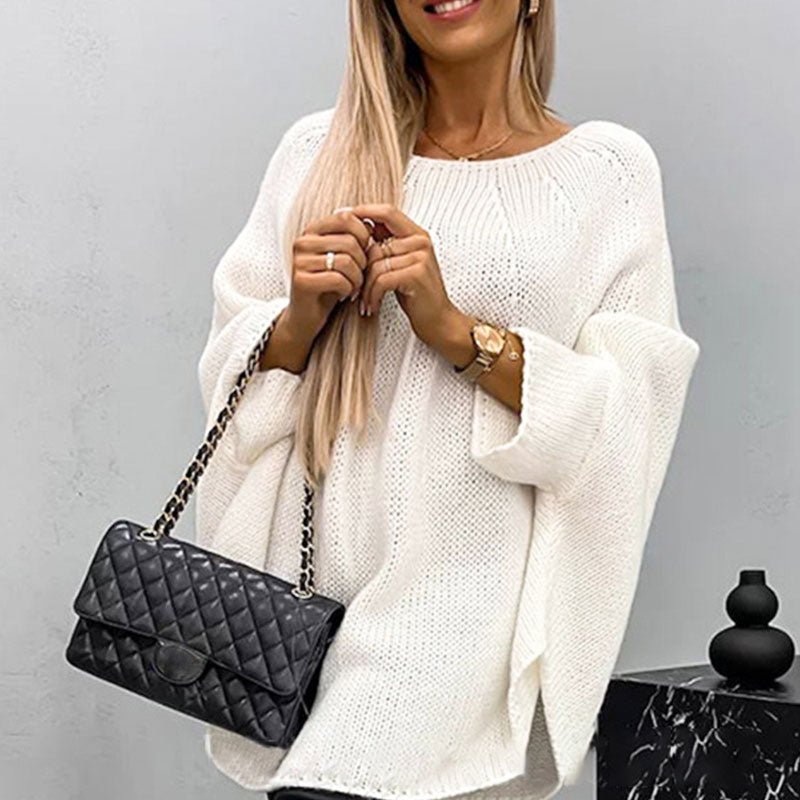 Elegant Sweater Women – Flowy Knit Top for Casual Chic Style