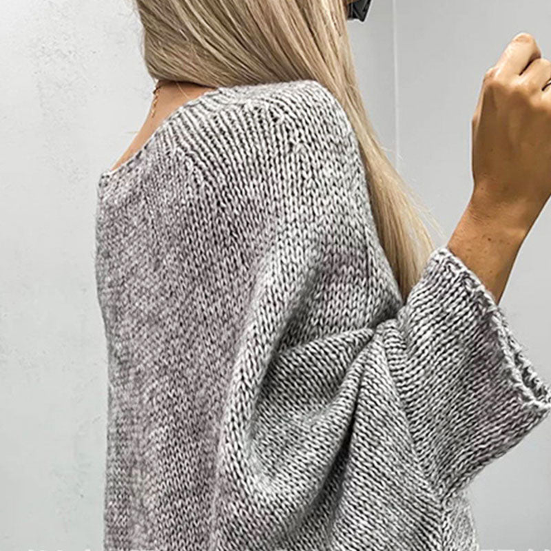 Elegant Sweater Women – Flowy Knit Top for Casual Chic Style